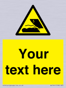 Custom Warning submerged objects in watercraft areas